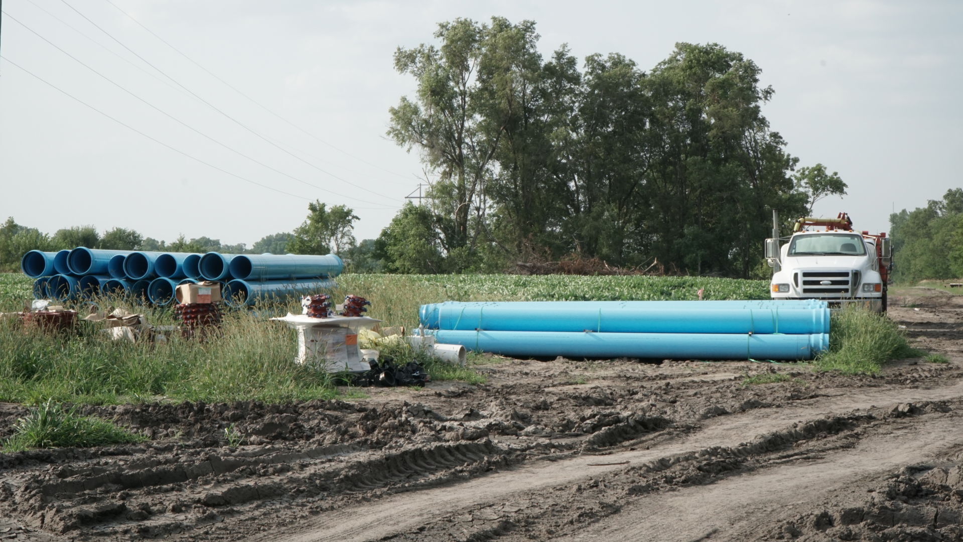 Recharge project pipes